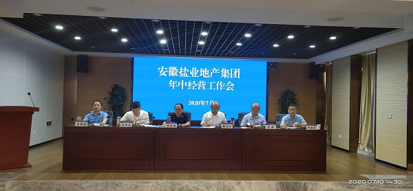 徽鹽地產集團公司召開年中經營工作會議